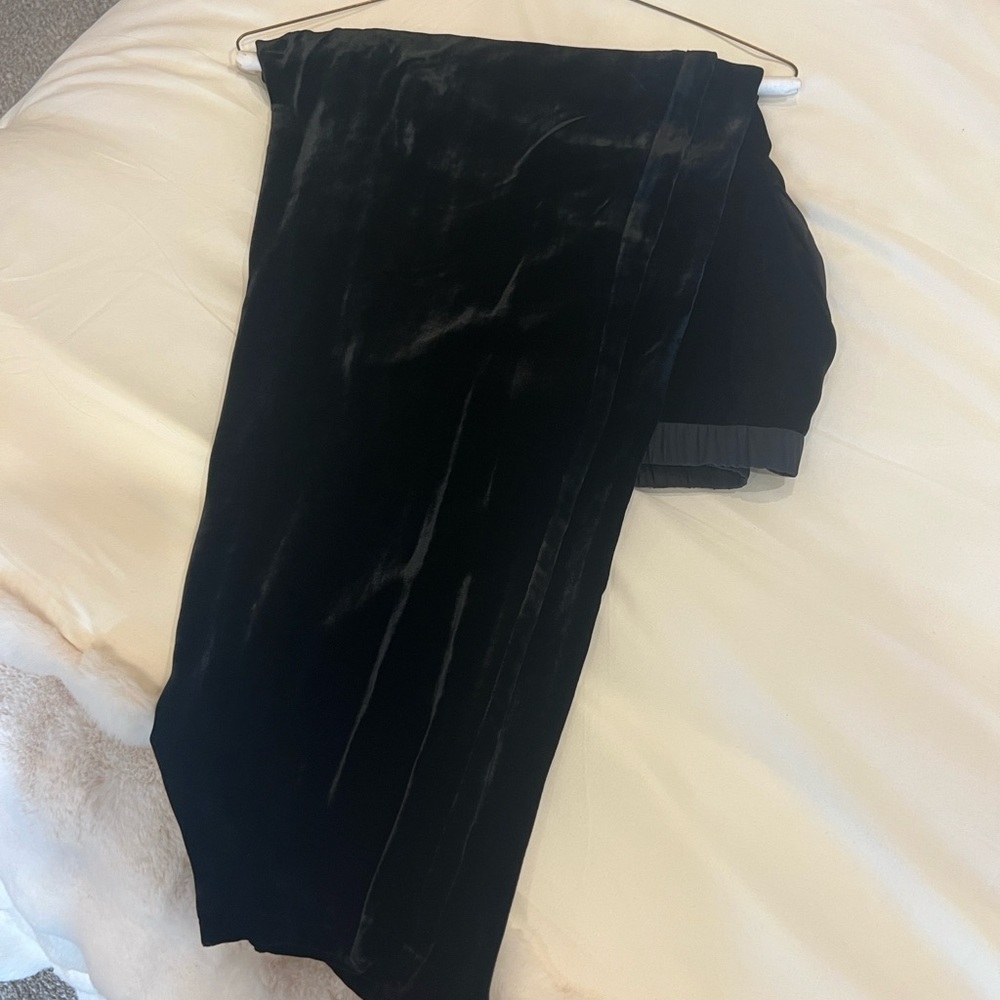 Eileen Fisher Black Velvet pant